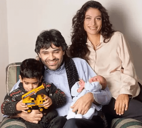 Hijos Andrea Bocelli familia Andrea Bocelli
