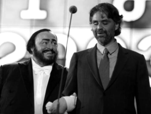 Pavarotti y Bocelli Andrea Bocelli Pavarotti