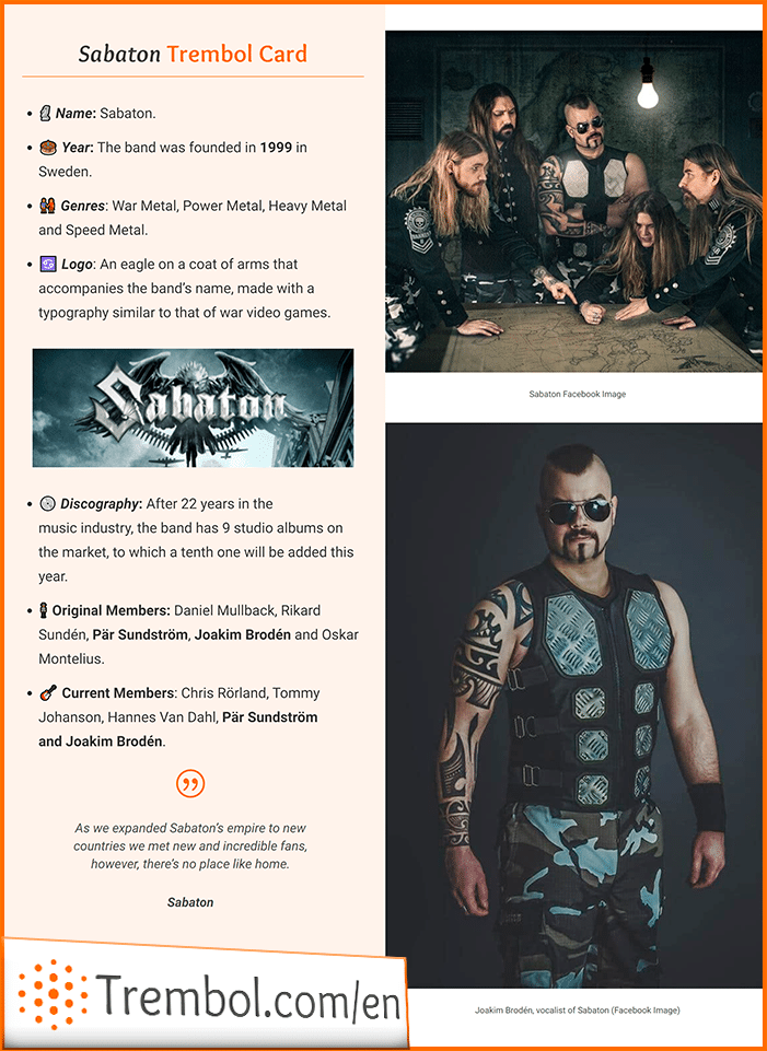 Bio Sabaton EN Joaquin Rodrigo Trembol Card