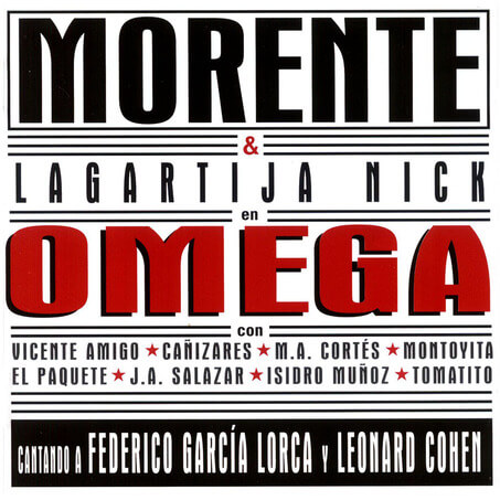 Cover Omega Enrique Morente disco omega morente