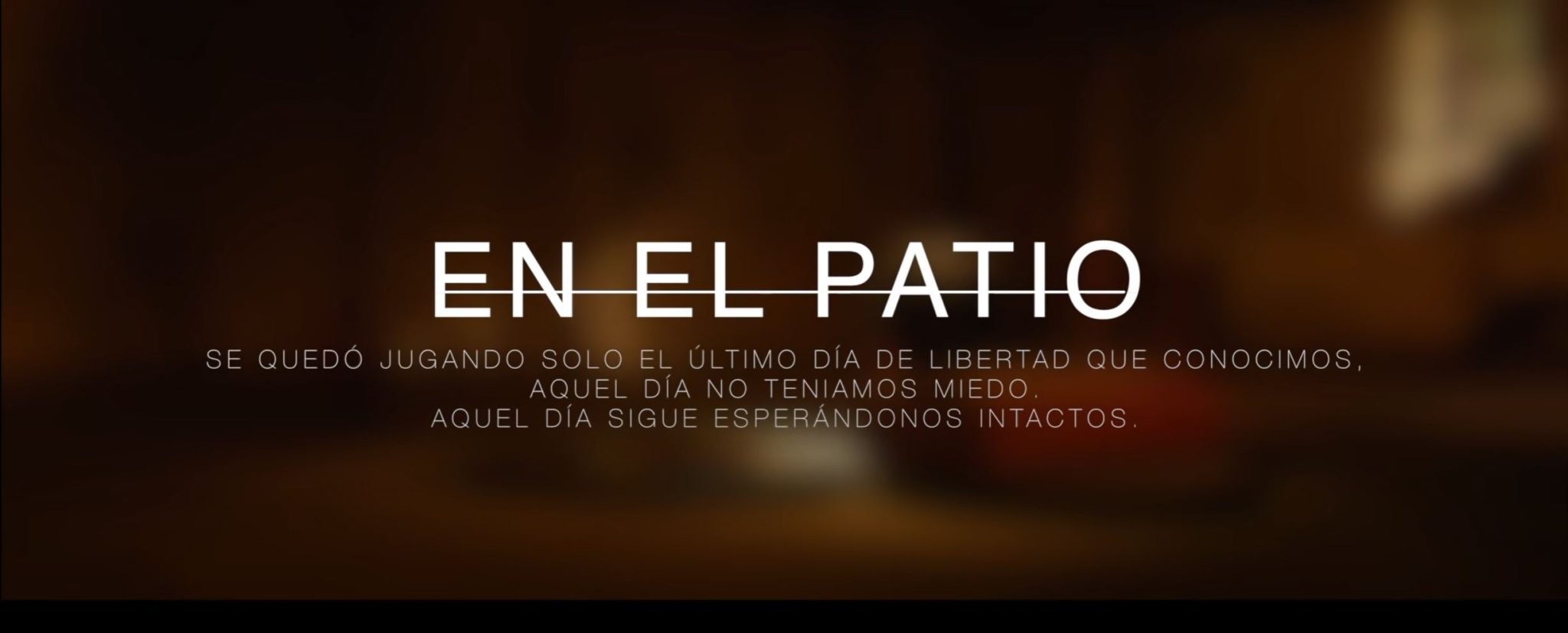 el Patio video message video El Patio Pablo López