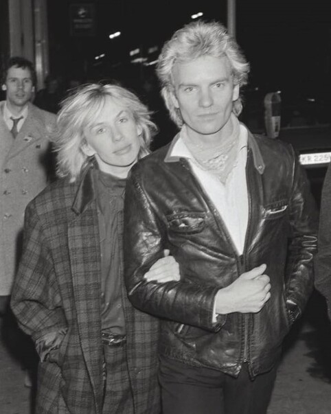 sting wife sting and trudie styler